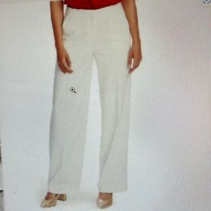 Vince Camuto pintuck detail textured twill wide leg pants womens’ plus size